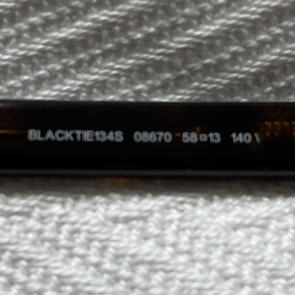 Christian Dior Homme "Black Tie" Tortoiseshell Sunglasses With Case & Lens Cloth - Picture 6 of 9